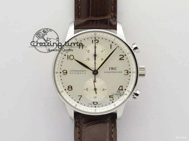 MIROTIME 0329 Portuguese Tourbillon Mystere SS TF Best Edition Black Dial on Black Croc Leather Strap Flexible 7383